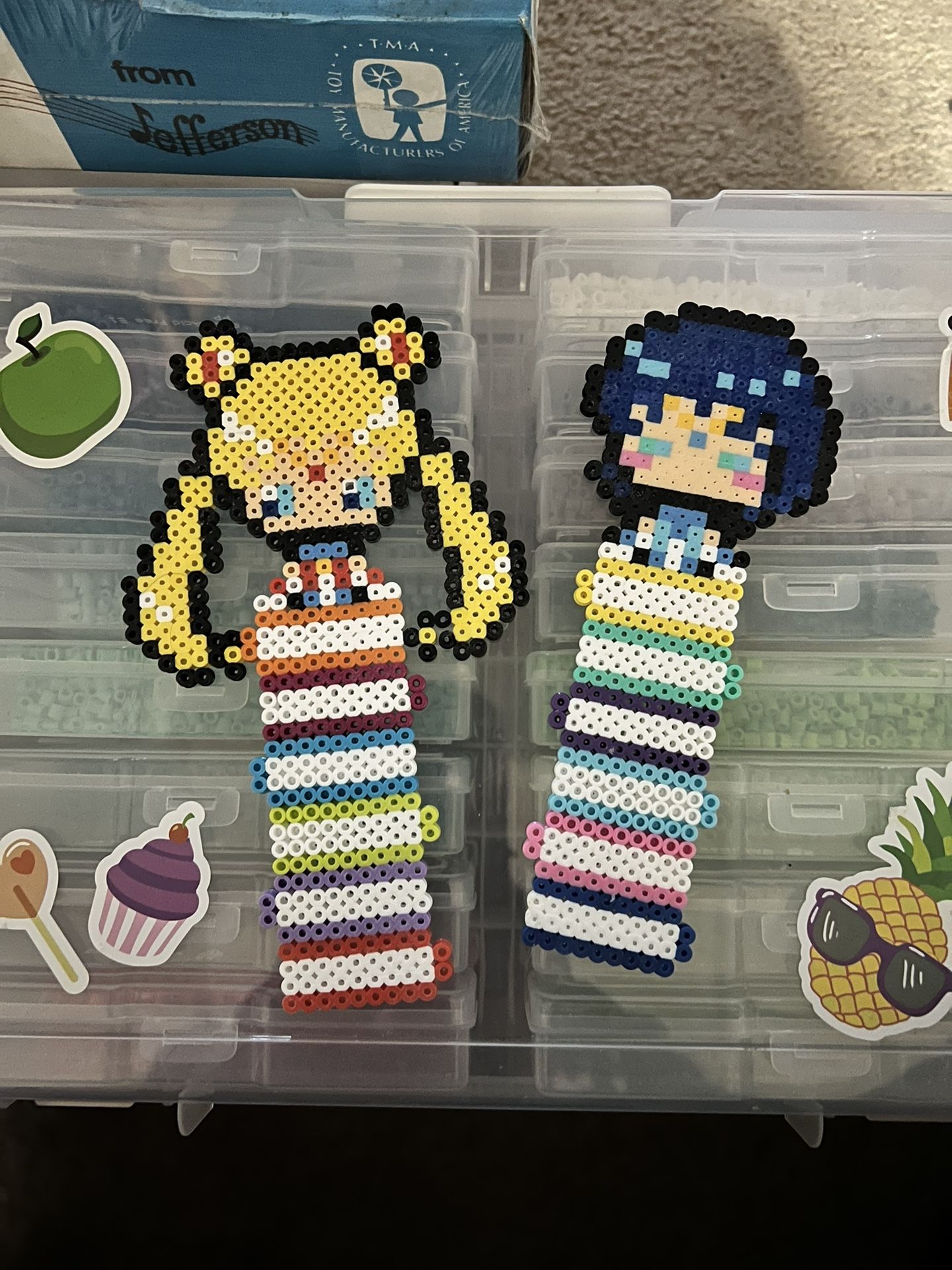 bookmarks Sailor Moon (perler)