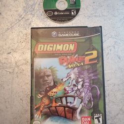 Nintendo Gamecube Rare  Digimon: Rumble Arena 2 (Nintendo GameCube GC,) video game