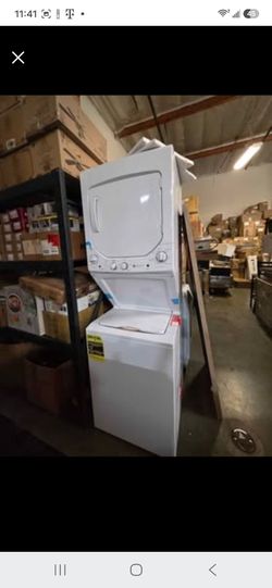GE Stacked electric /Dryer Unit
