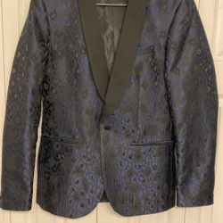 Men’s Navy Blue Suit Jacket