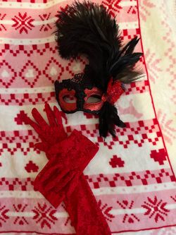 Masquerade Mask & Gloves
