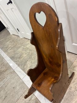 Sturdy wood kid rockers chairs