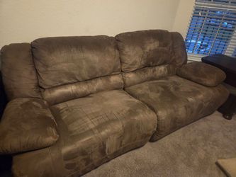 Microfiber Reclining  Couch