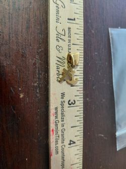 3-18k Charms ,heart, Cross and anchor 1.8gr.