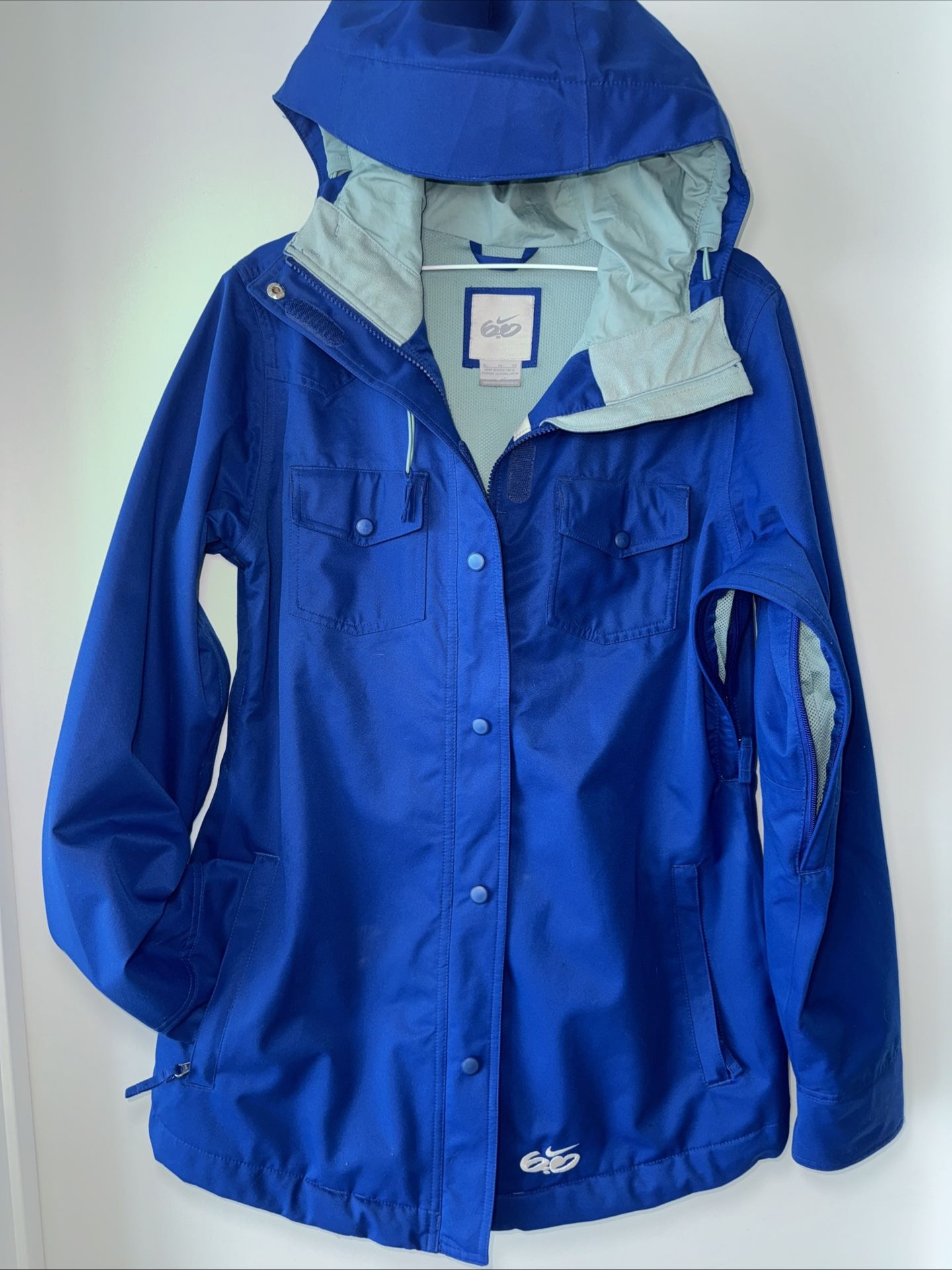 Vintage Y2K Nike 6.0 Snowboard Ski Skate Jacket Parka Coat Women XL Blue Dunk   EXCELLENT CONDITION! Super clean! No wear or tear!   Authentic Nike ja