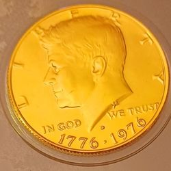 COINS COLLECTOR KENNEDY HALF DOLLAR, GOLD HALF DOLLAR