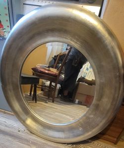 Silver Framed Mirror