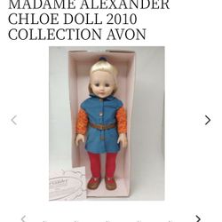 MADAME ALEXANDER CHLOE DOLL 2010 COLLECTION AVON