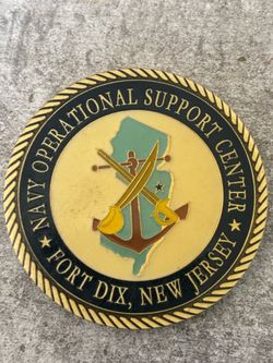 U.S. Navy Operational Support Center Fort Dix NJ Commanding Officer Challenge Coin