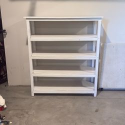 Sturdy White Bookshelf