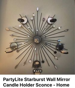Party Lite Wall Mirror/Candle Scone 