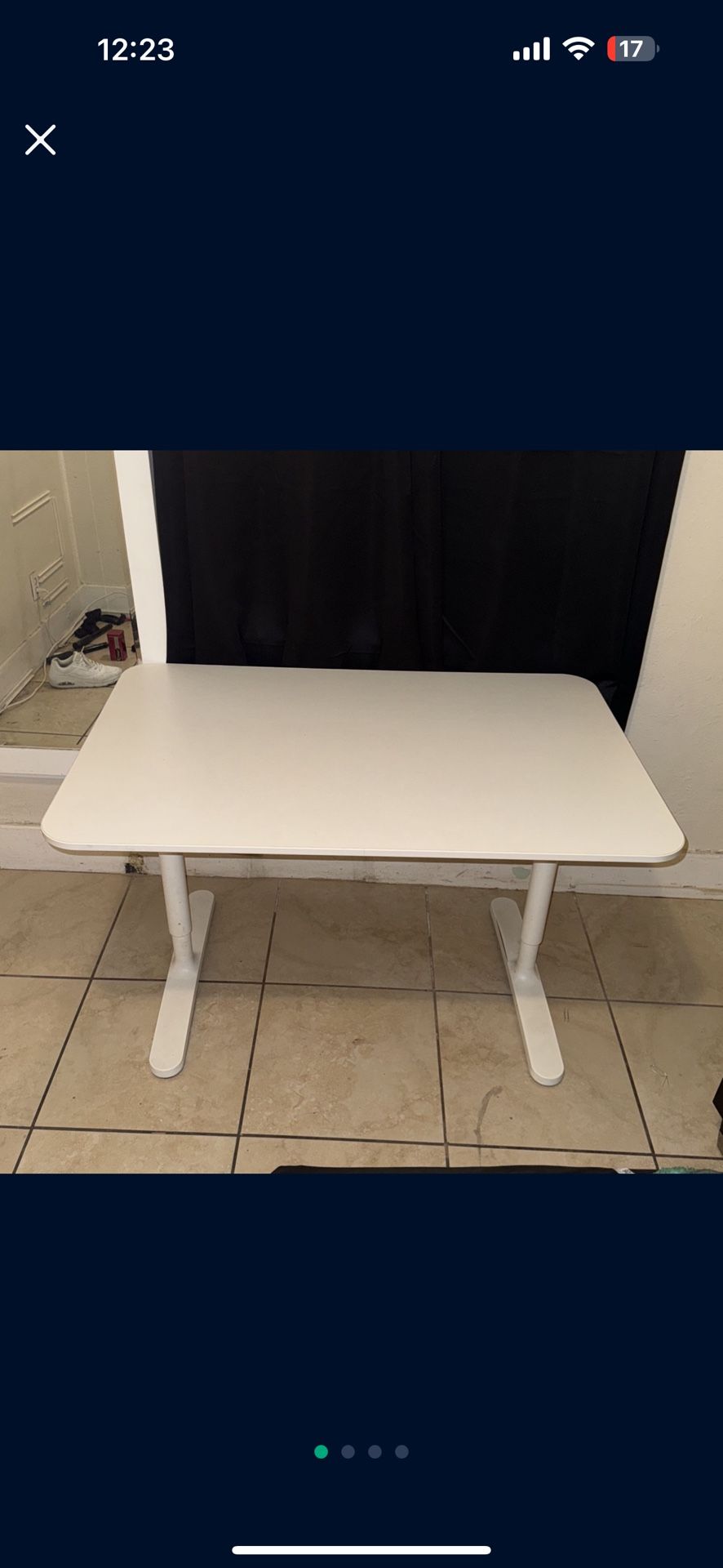 IKEA - BEKANT DESK , white, 47 1/2x31 1/2 "