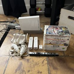 Nintendo Wii with Games And Accessories 