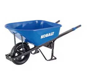 Kobalt 6 cubic foot Wheelbarrow