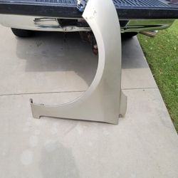 hood and fender, hood has a ding