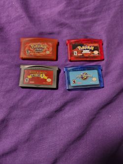 Game Boy Advance Cartridge Lot of 4