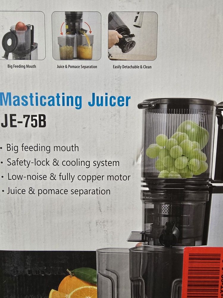 Canoly Masticating Juicer, Model JE-75B