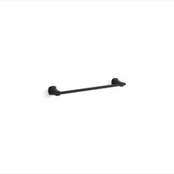 ​KOHLER K-R26111-BL Rubicon 18 in. Towel Bar in Matte Black