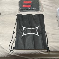 Knee Wraps (Mark Bell’s Slingshot Gangsta Wraps) W/ Slingshot Drawstring Gym bag 