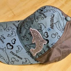 Sea World Dolphin Cotton Velcro Hat