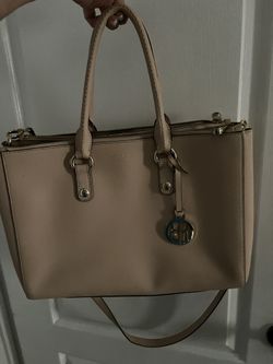 Henry Bendel Cream Satchel