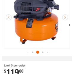 Like New RIDGID Air Compressor 