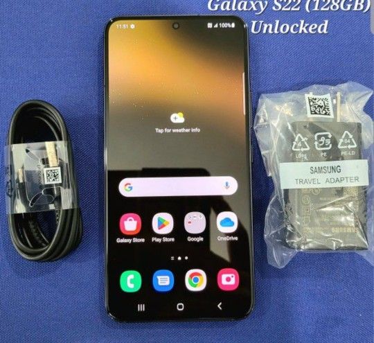 LIKE NEW CONDITION SAMSUNG GALAXY S22 5G 128GB UNLOCKED. LOWEST PRICE GUARANTEED. PAY $1 TODAY, REST LATER IN PAYMENTS. NO CREDIT CHECKS