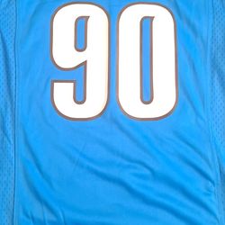 NDAMUKONG SUH DETROIT LIONS NFL FOOTBALL JERSEY NIKE ELITE ON