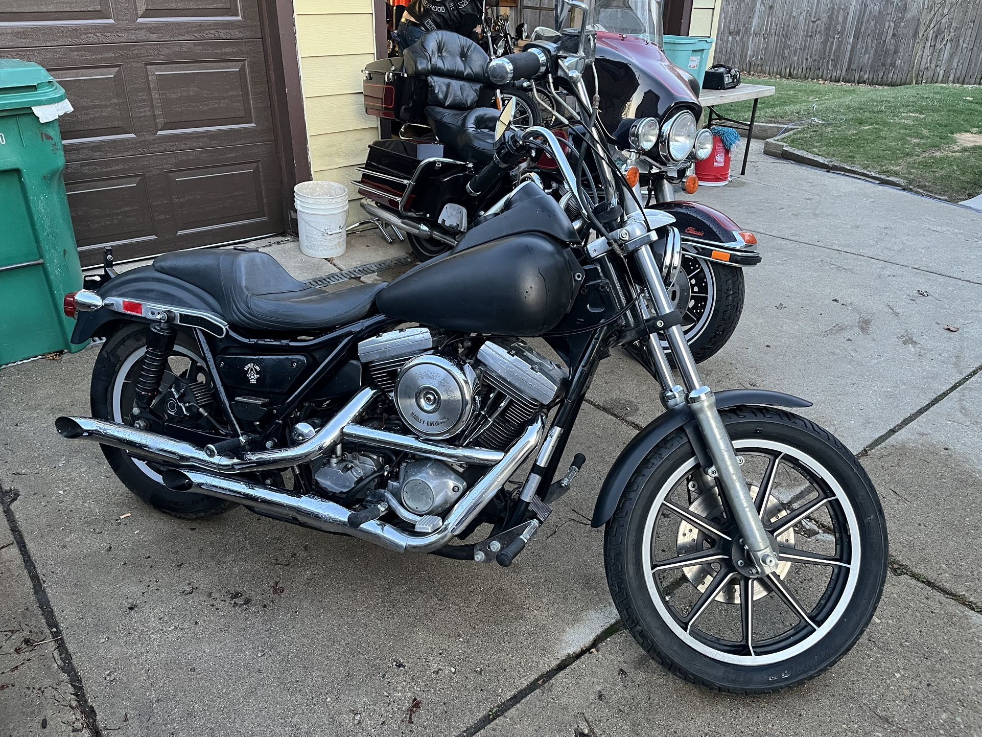 1986 Harley Fxr 5 Speed Evo Engine