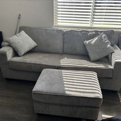 Couch, Ottoman And pillows 