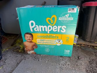 Pampers Swaddlers Size 2 Diapers 148 Count