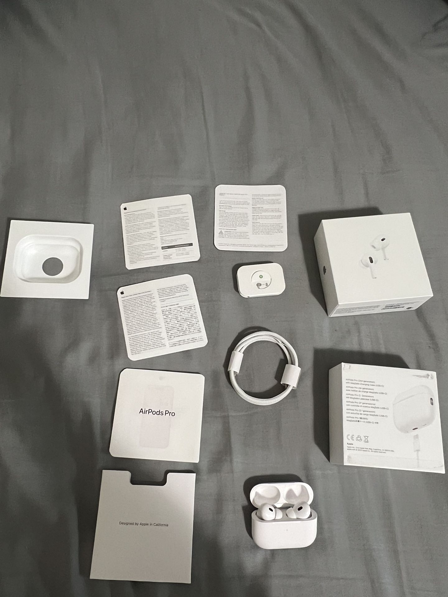 AirPods Pro 2nd Generation with MagSafe Wireless Charging Case (USB-C)