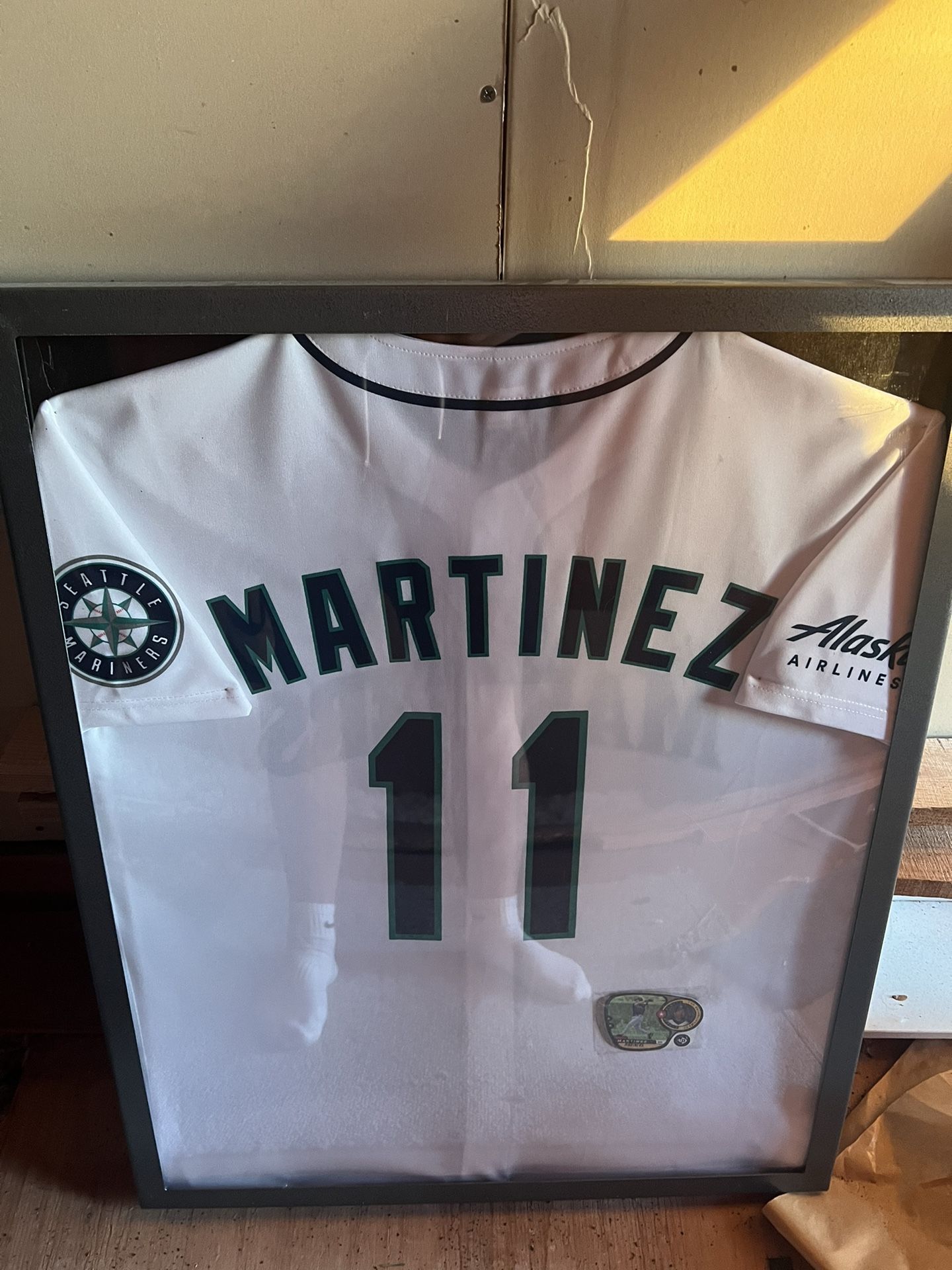Edgar Martinez Framed Jersey