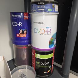 Blank CDs, DVDs, DL DVS ALL NEW 