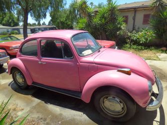 1973 Volkswagon Beetle Hot Pink