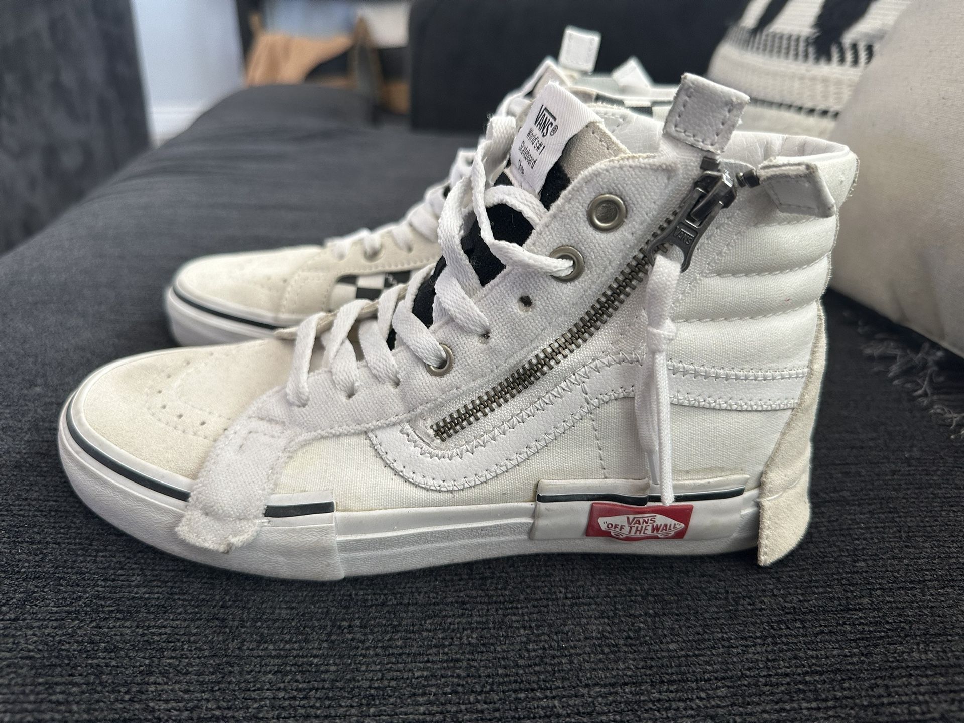 VANS SK8 -H Reissue Checker Board Shoes Size 7 Women