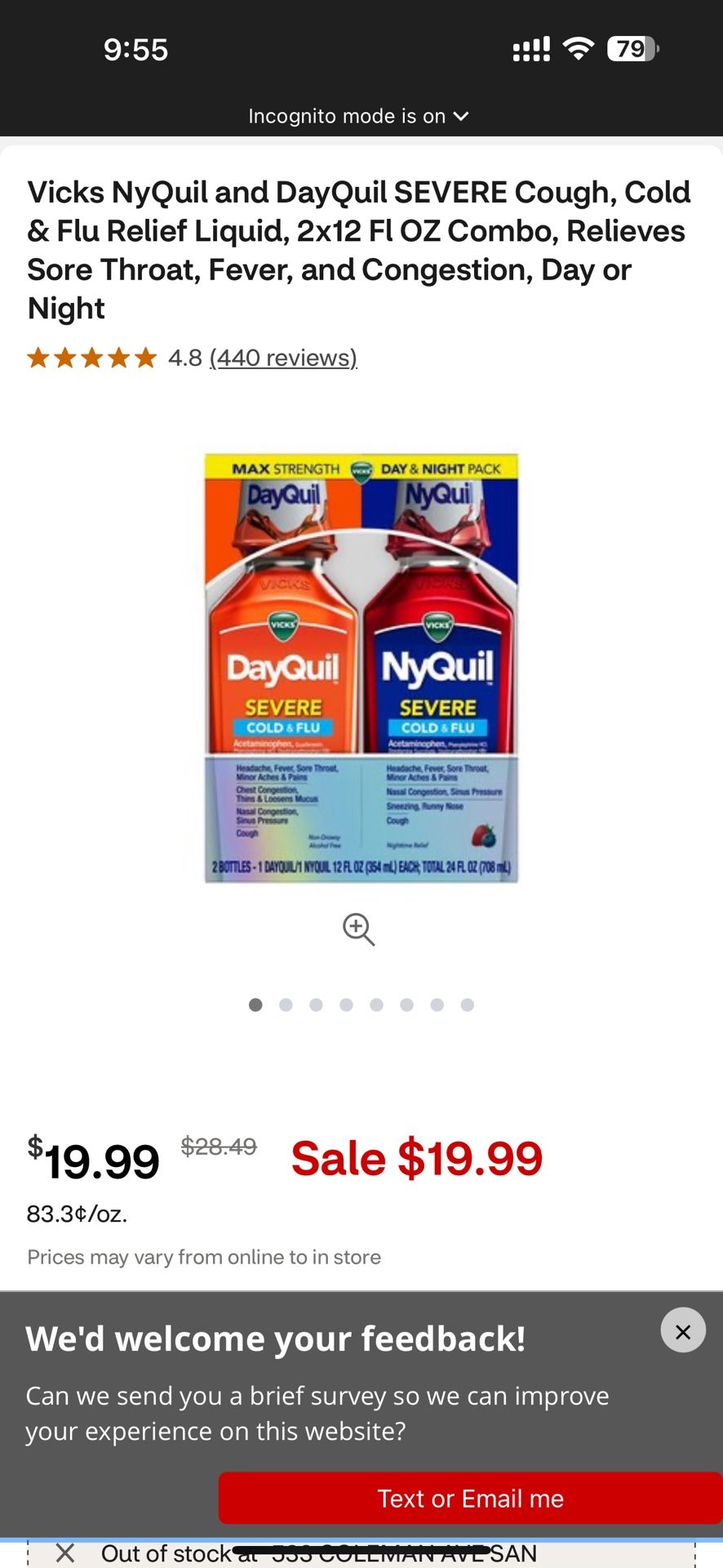 Vicks Nyquil & Dayquil Combo