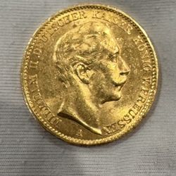 1913 Gold 22 Karat Gold 20 Mark