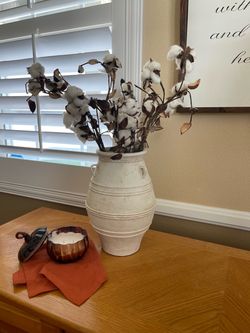 Set of 3 Cotton Stems