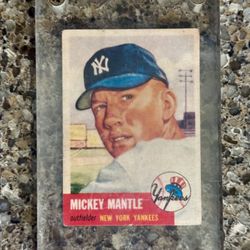 1953 TOPPS MICKEY MANTLE #82