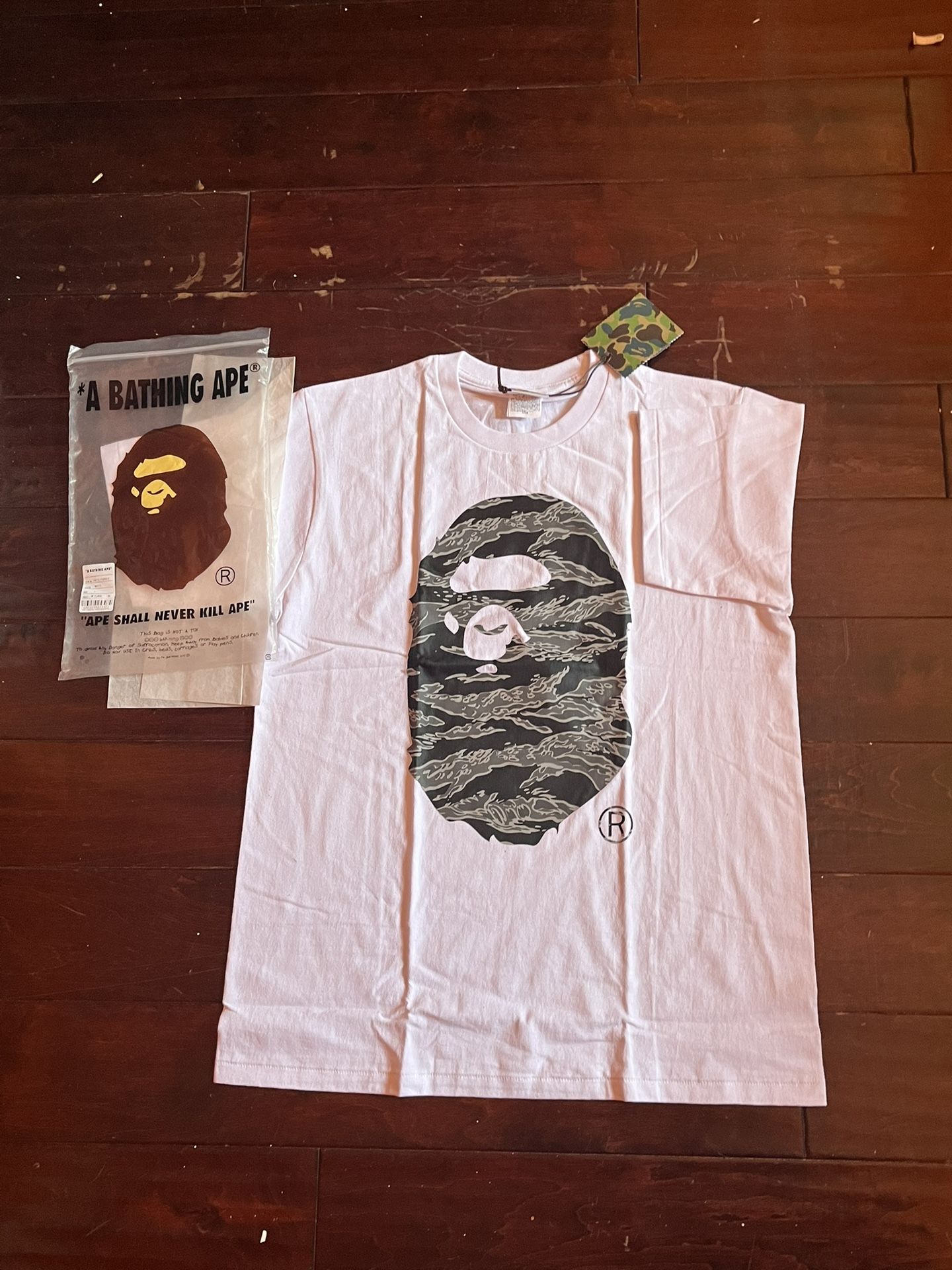 Bape T shirt White camo