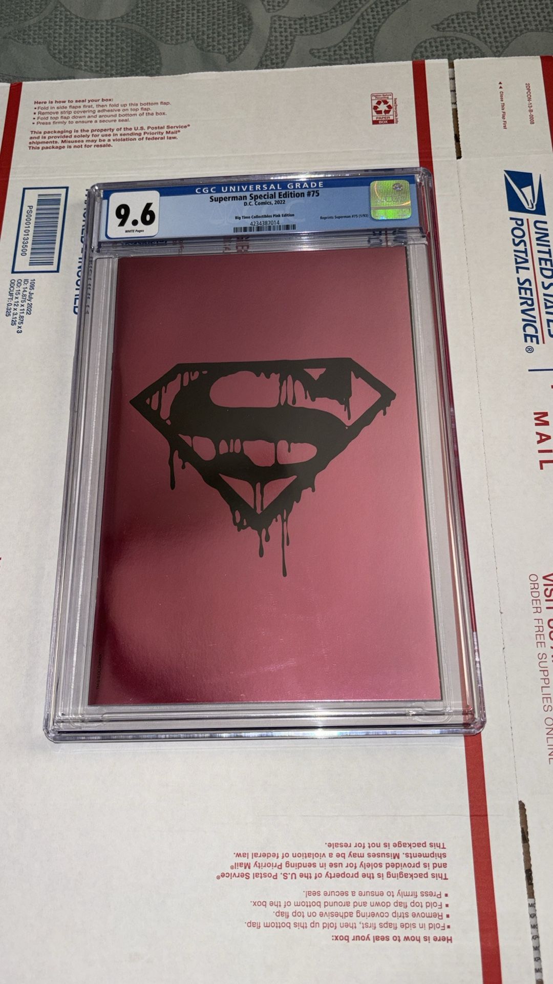 Pink Foil Superman