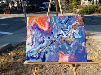 Abstract Acrylic Art