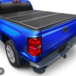LA Zona Auto Parts 2007 to 2018 Chevrolet Silverado GMC Sierra 6.5 Hard Bed Cover Cubierto para caja de troca Tonneau Cover Tri Fold  