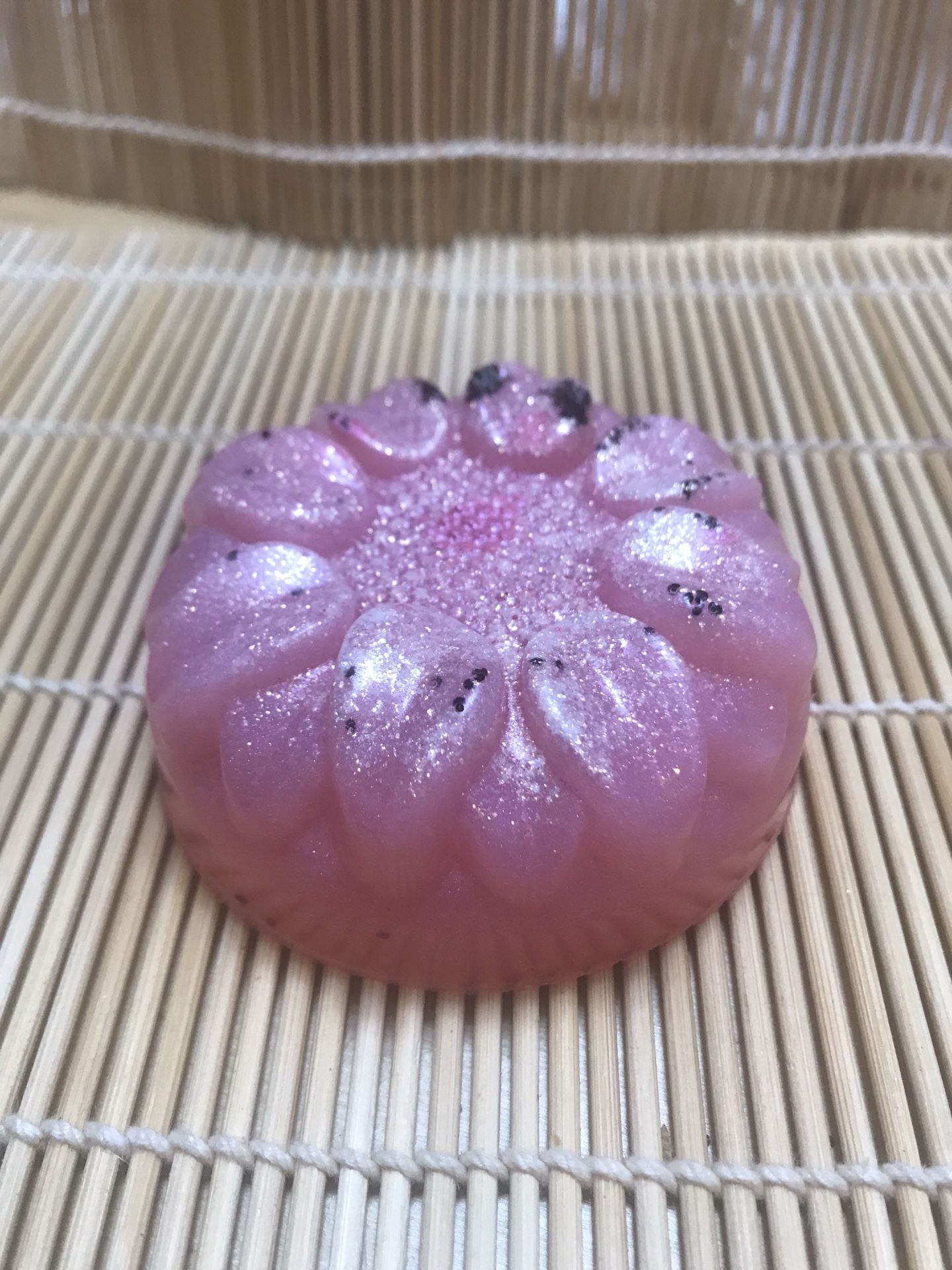 Sunflower poppyseed soap-Set of 2-scent Pink Sugar