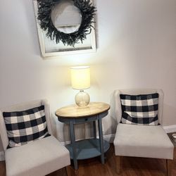 Side Table And Chairs