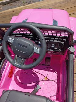 Pink Kids Electric Ride-On UTV Toy Car Jeep