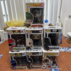 Funko Pop Lot – Anime, Games, Star Wars, Power Rangers