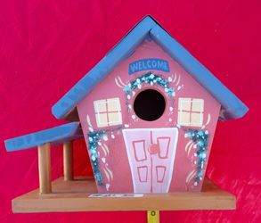 Antique Wood Bird Houses.