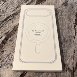 New iPhone 17 Air Clear Silicone Magnetic Case iPhone Air